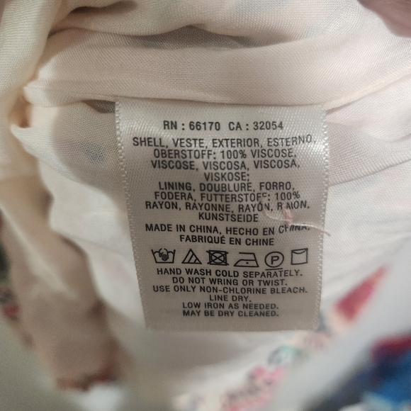 Anthropologie Maeve Siya Kimono Dress Viscose Print Size 10 - Picture 7 of 7